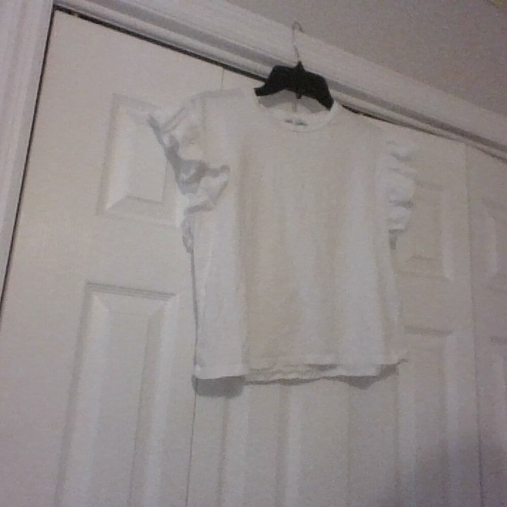 Zara white shirt size small
